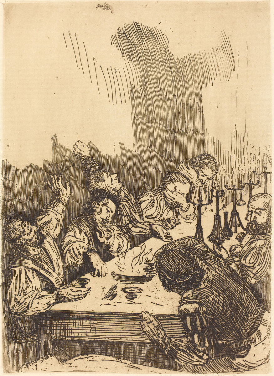 Shadow (Ombre) by Alphonse Legros (French, 1837 - 1911), 16X12"(A3)Poster Print