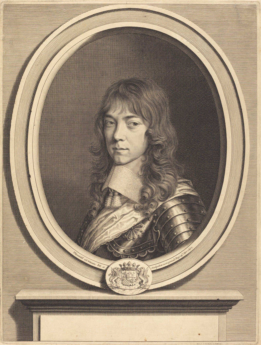 Godefroi-Maurice, Duc de Bouillon by Robert Nanteuil (French, 1623 - 1678), 16X12"(A3)Poster Print