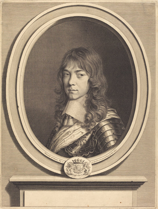 Godefroi-Maurice, Duc de Bouillon by Robert Nanteuil (French, 1623 - 1678), 16X12"(A3)Poster Print