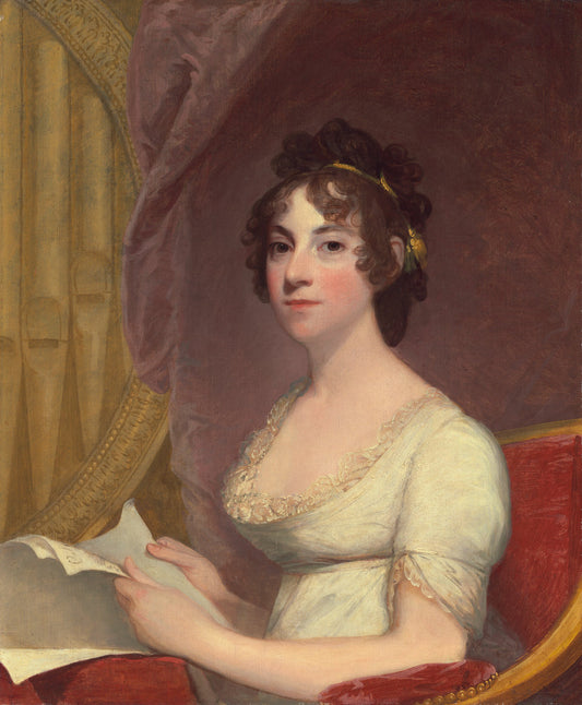 Anna Maria Brodeau Thornton (Mrs. William Thornton) by Gilbert Stuart (American, 1755 - 1828), 16X12"(A3)Poster Print