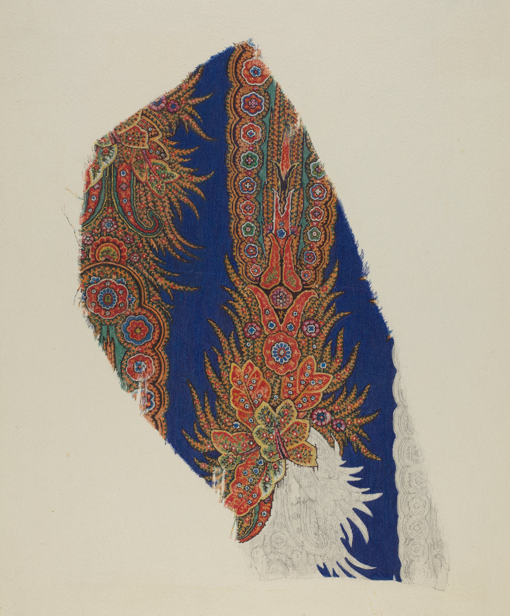 Printed Cotton by Alice Cosgrove (American, active c. 1935), 16X12"(A3)Poster Print