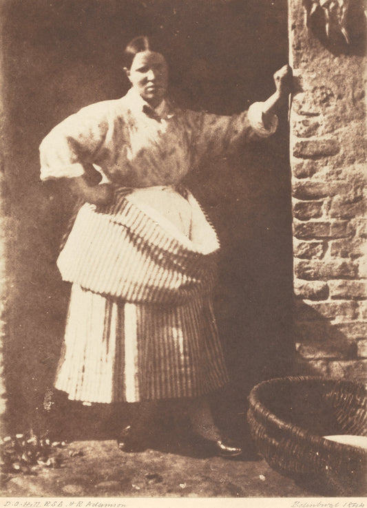 A Newhaven Fisherwoman by David Octavius Hill and Robert Adamson (Scottish, 1802 - 1870), 16X12"(A3)Poster Print