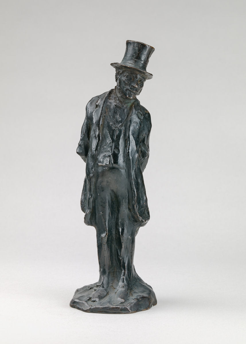 model probably after 1860, cast around November 1954 by Imitator of Honoré Daumier (The Confidant (Le confidant)), 16X12"(A3)Poster Print