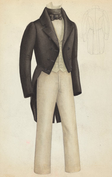 Boy's Coat and Trousers by Henry De Wolfe (American, active c. 1935), 16X12"(A3)Poster Print