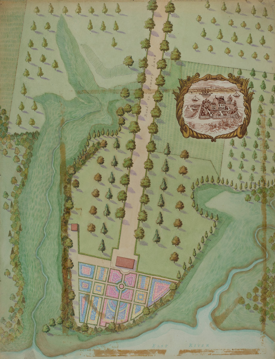 P. Stuyvesant Estate ("Petersfield") by Tabea Hosier (American, active c. 1935), 16X12"(A3)Poster Print