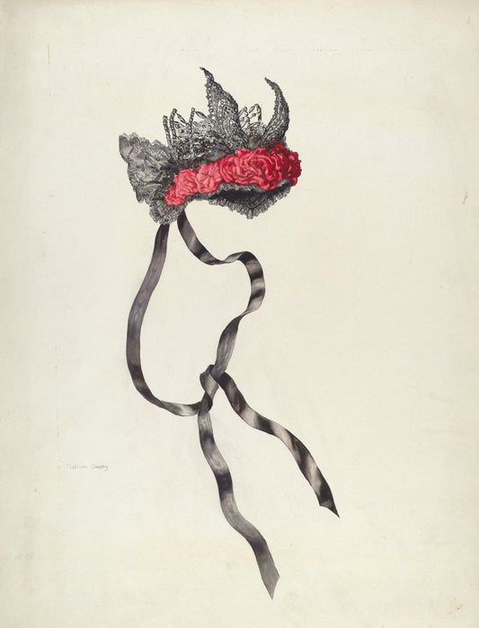 Bonnet by Lillian Causey (American, active c. 1935), 16X12"(A3)Poster Print