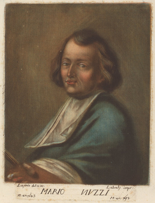 Mario Nuzzi by Carlo Lasinio, after Mario Nuzzi (Italian, 1759 - 1838), 16X12"(A3)Poster Print
