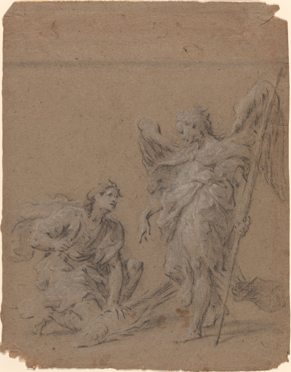 Tobias and the Angel by Martin Johann Schmidt (Austrian, 1718 - 1801), 16X12"(A3)Poster Print