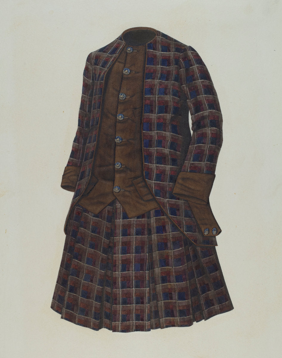 Boy's Poplin Suit by Daniel Marshack (American, active c. 1935), 16X12"(A3)Poster Print