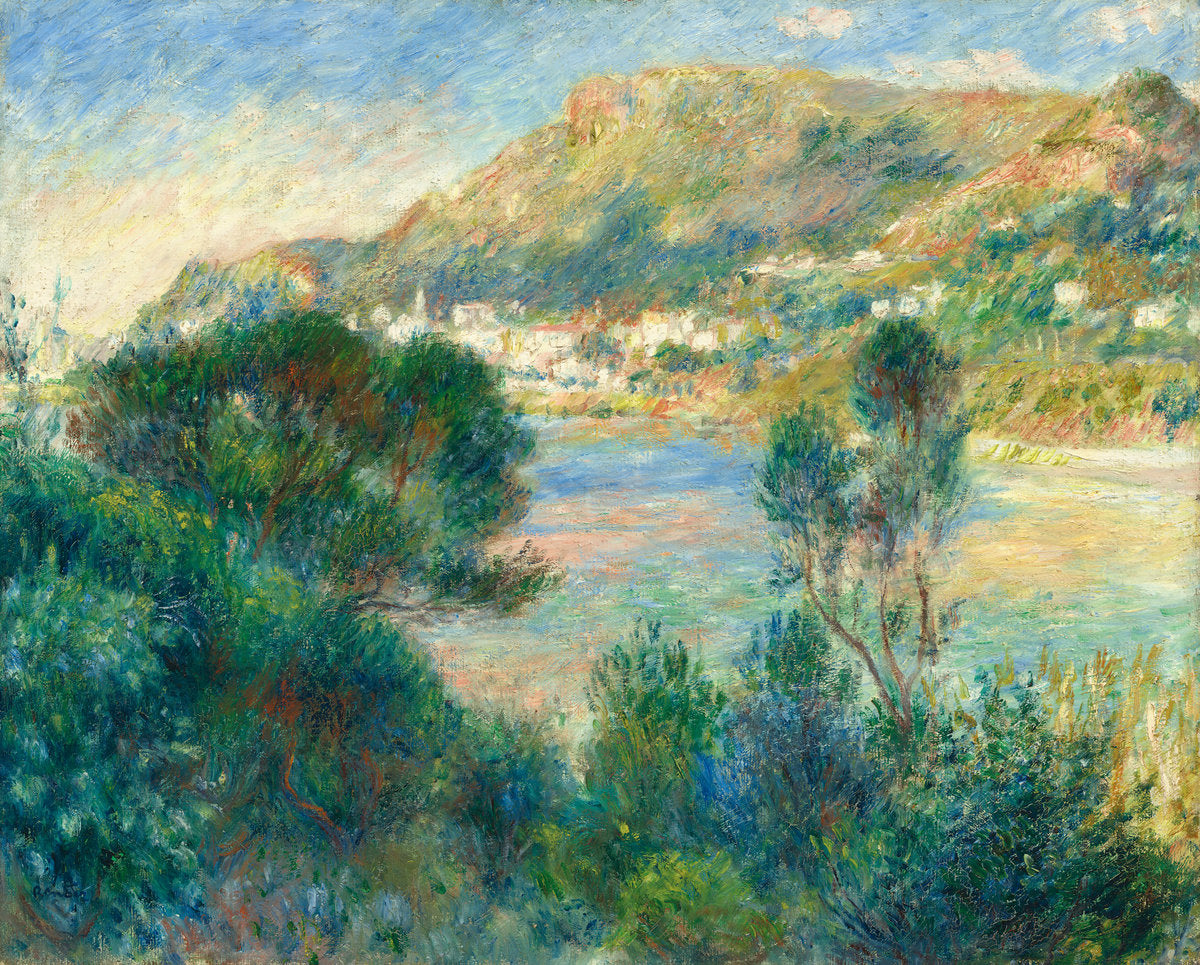 View of Monte Carlo from Cap Martin by Auguste Renoir (French, 1841 - 1919), 16X12"(A3)Poster Print