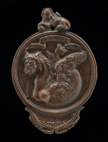 first half 16th century by Italian 16th Century (Allegorical Plaquette [obverse]), 16X12"(A3)Poster Print