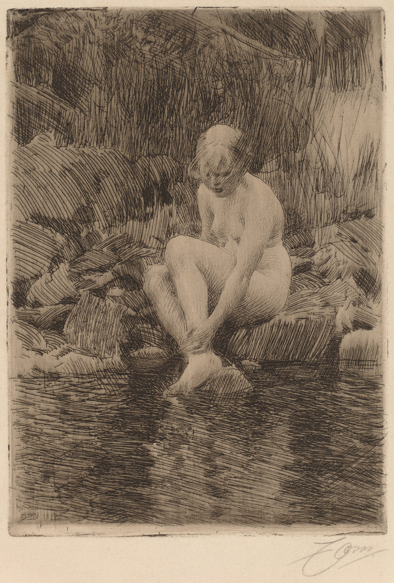 Dagmar by Anders Zorn (Swedish, 1860 - 1920), 16X12"(A3)Poster Print
