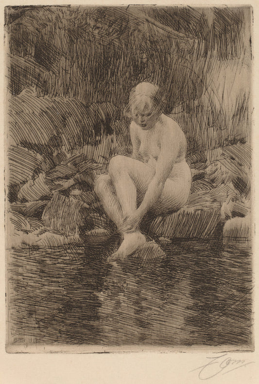 Dagmar by Anders Zorn (Swedish, 1860 - 1920), 16X12"(A3)Poster Print