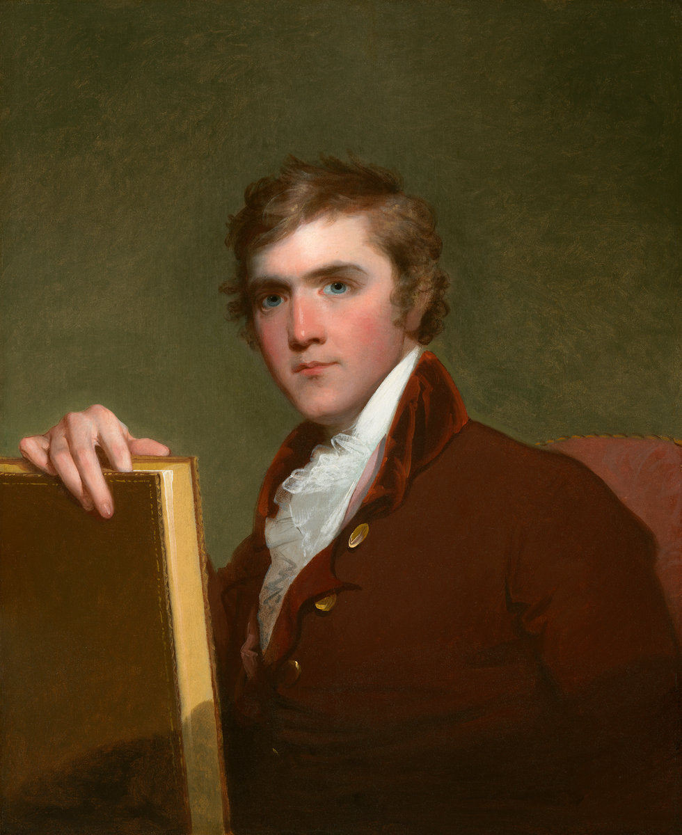 Horace Binney by Gilbert Stuart (American, 1755 - 1828), 16X12"(A3)Poster Print