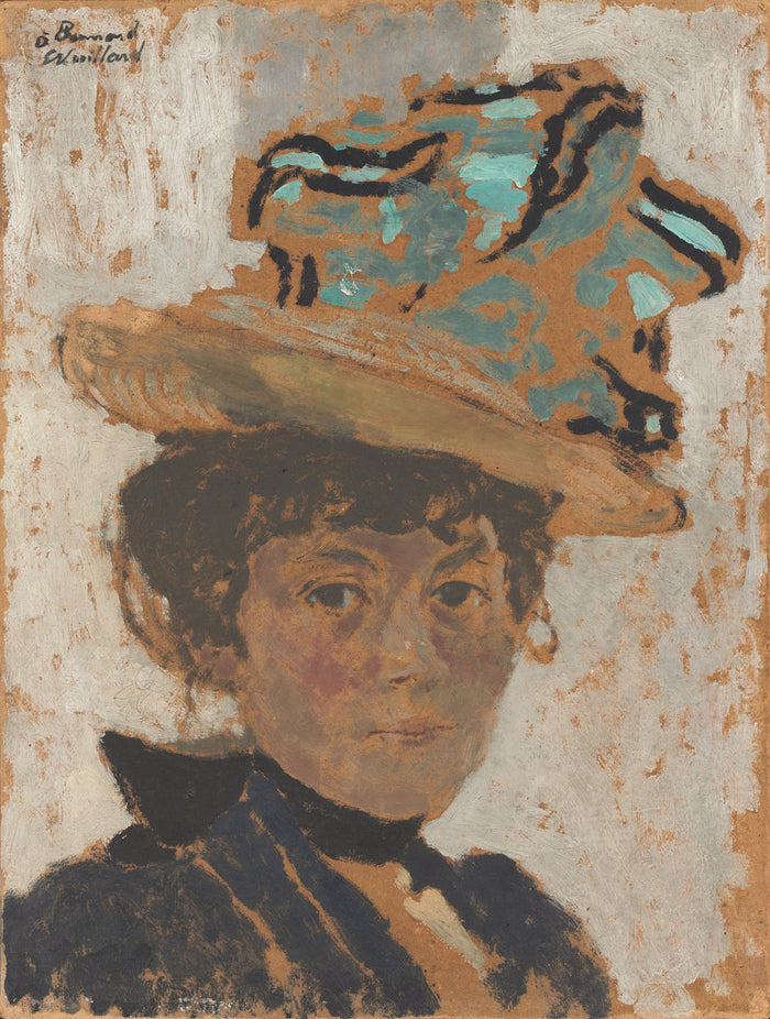 Madame Bonnard by Edouard Vuillard (French, 1868 - 1940), 16X12