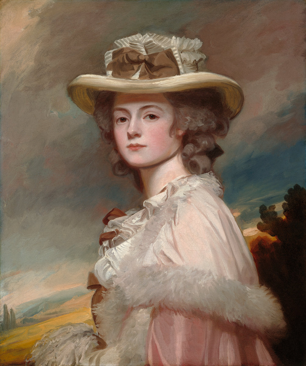 Mrs. Davies Davenport by George Romney (British, 1734 - 1802), 16X12"(A3)Poster Print