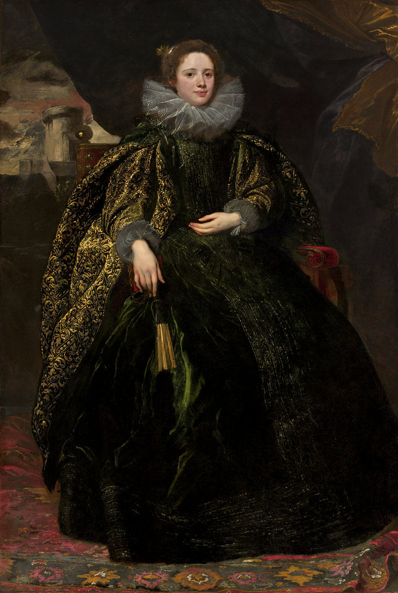Marchesa Balbi by Sir Anthony van Dyck (Flemish, 1599 - 1641), 16X12"(A3)Poster Print