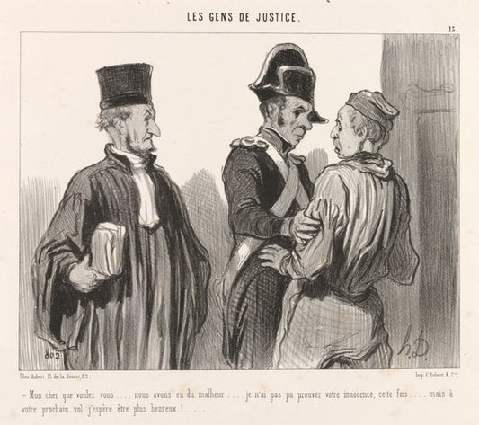 Mon cher que voulez-vous... by Honoré Daumier (French, 1808 - 1879), 16X12"(A3)Poster Print