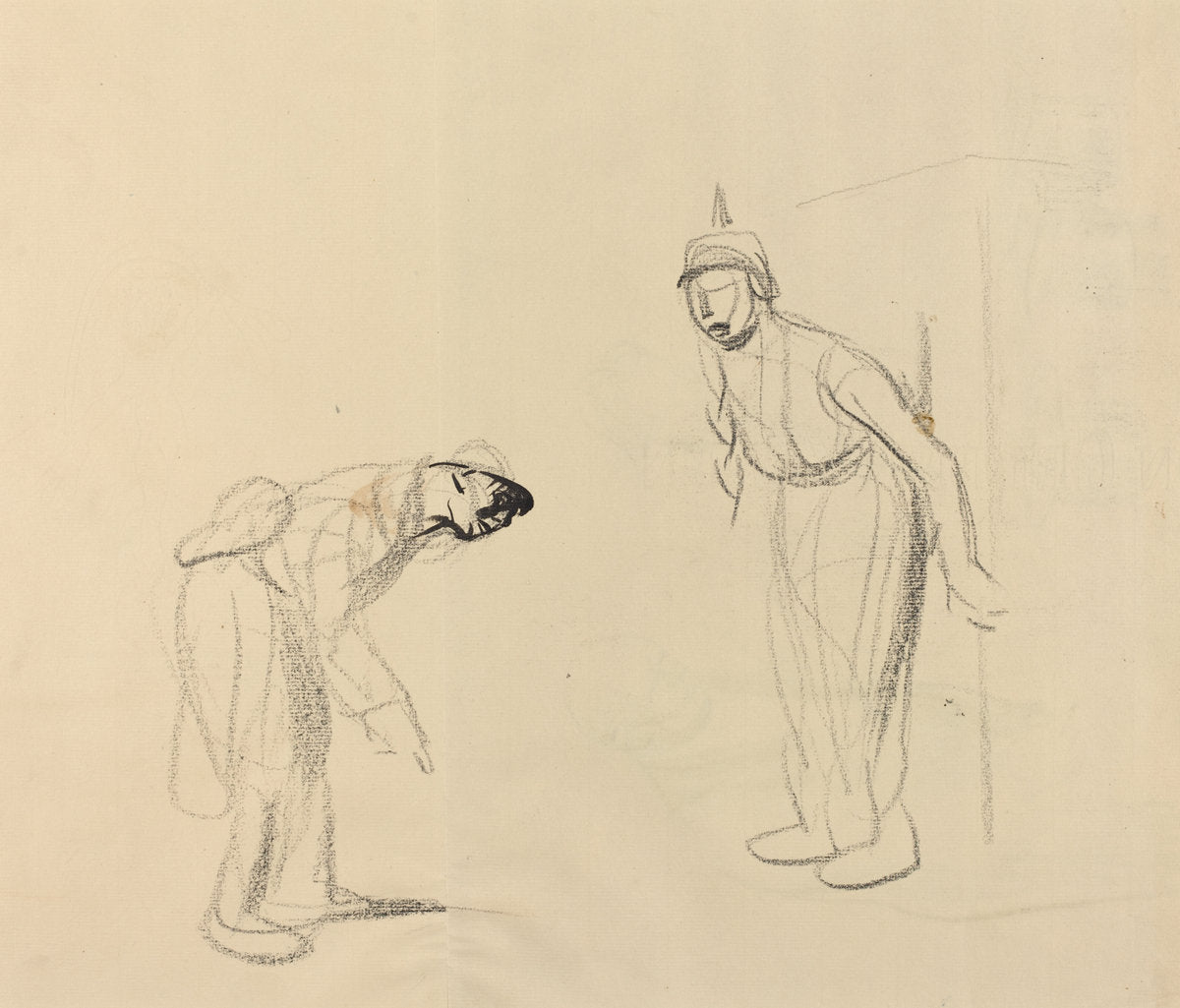 Hiding the "louis" [verso] by Jean-Louis Forain (French, 1852 - 1931), 16X12"(A3)Poster Print
