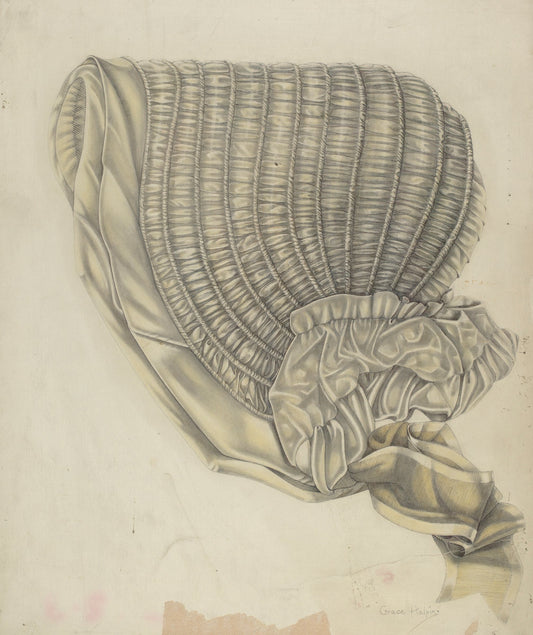 Bonnet by Grace Halpin (American, active c. 1935), 16X12"(A3)Poster Print