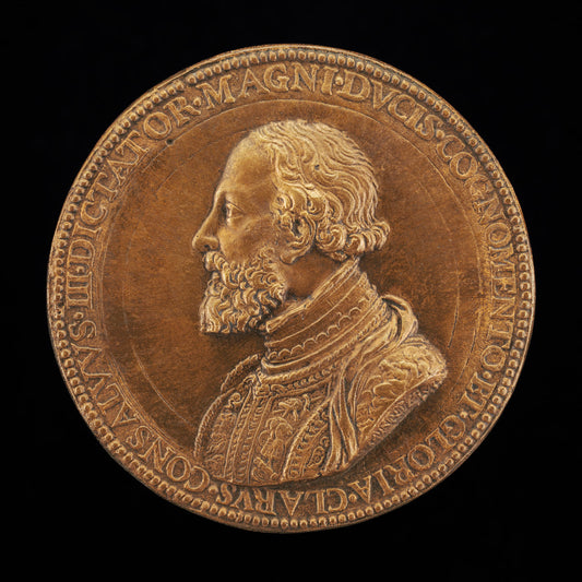 Gonsalvo de Cordoba, 1443-1515, called the Great Captain [obverse] by Attributed to Annibale Fontana (Milanese, 1540 - 1587), 16X12"(A3)Poster Print