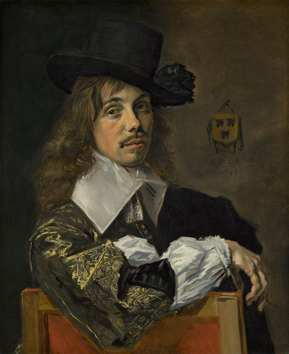 Willem Coymans by Frans Hals (Dutch, c. 1582/1583 - 1666), 16X12"(A3)Poster Print