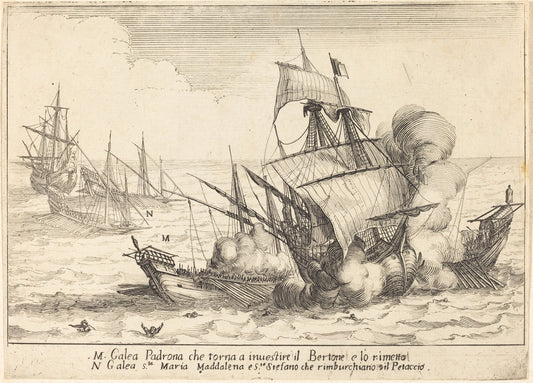 The Prize by Jacques Callot (French, 1592 - 1635), 16X12"(A3)Poster Print