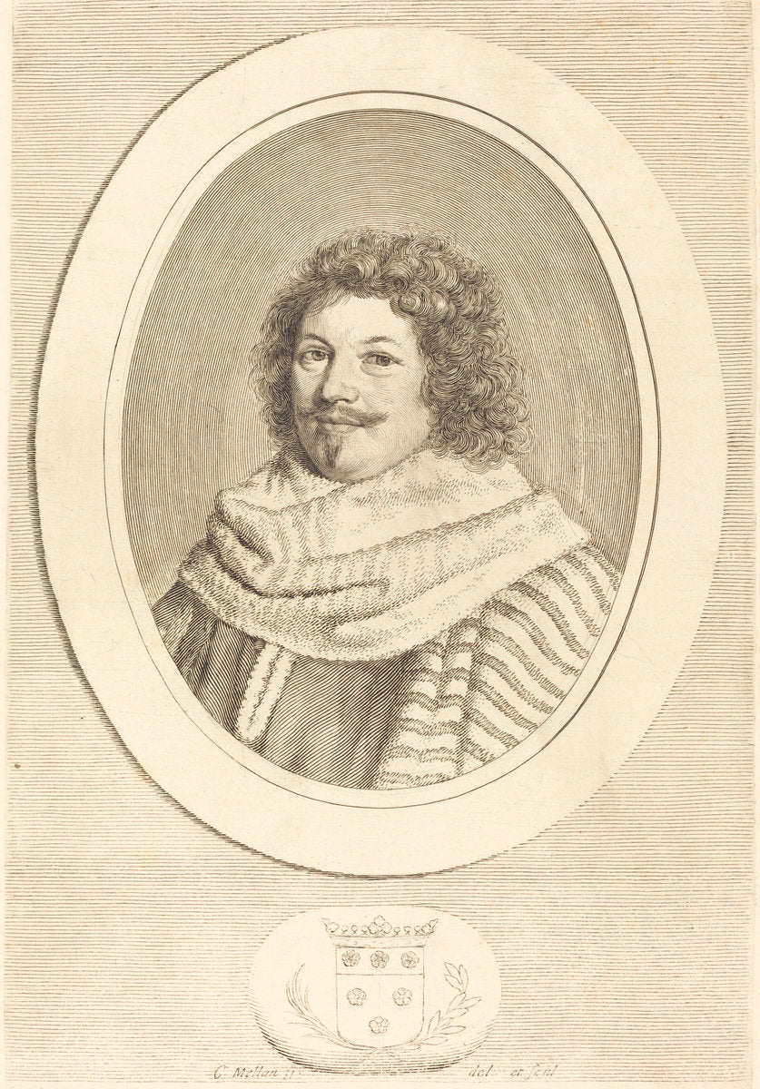 René de Longueil by Claude Mellan (French, 1598 - 1688), 16X12"(A3)Poster Print
