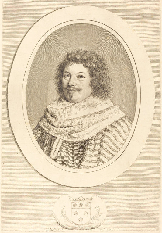 René de Longueil by Claude Mellan (French, 1598 - 1688), 16X12"(A3)Poster Print