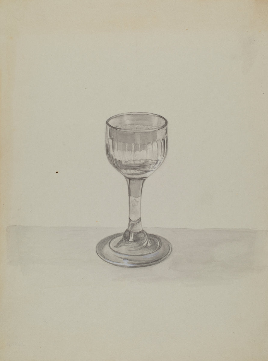Glass by Gertrude Lemberg (American, active c. 1935), 16X12"(A3)Poster Print