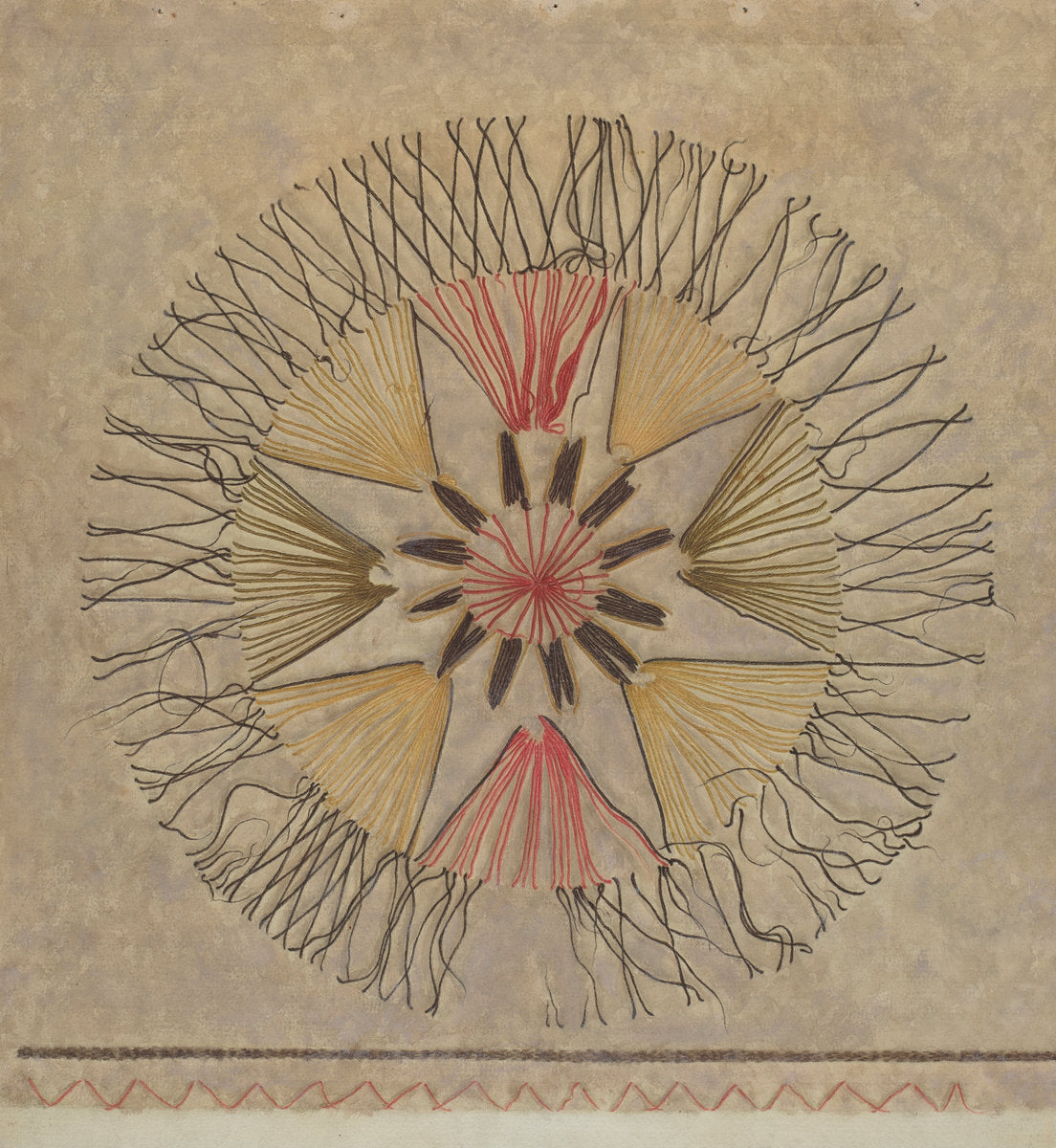 Blanket (Detail) by Alfred Denghausen (American, active c. 1935), 16X12"(A3)Poster Print