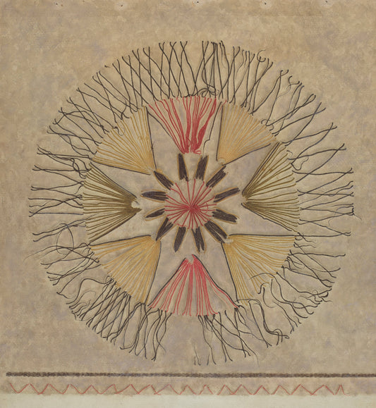 Blanket (Detail) by Alfred Denghausen (American, active c. 1935), 16X12"(A3)Poster Print