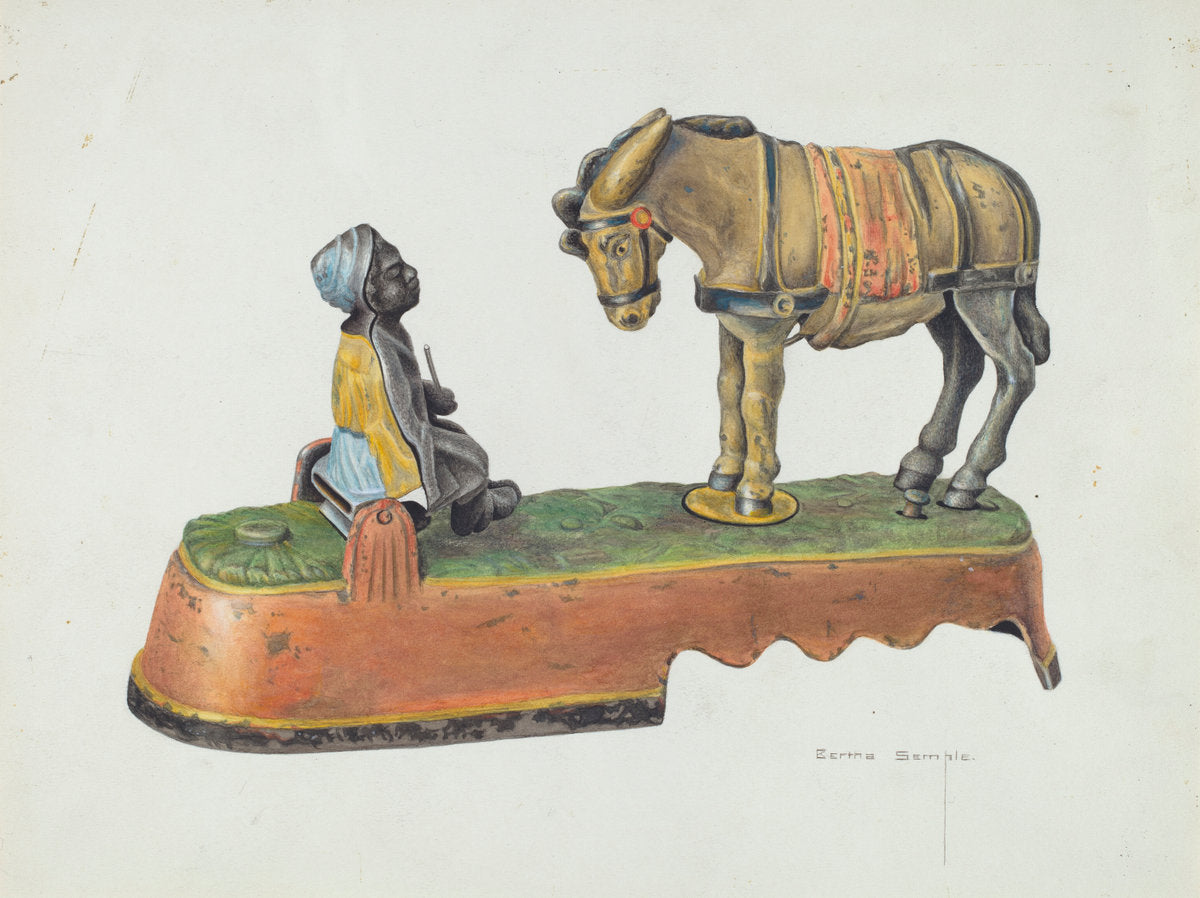 Toy Bank by Bertha Semple (American, active c. 1935), 16X12"(A3)Poster Print