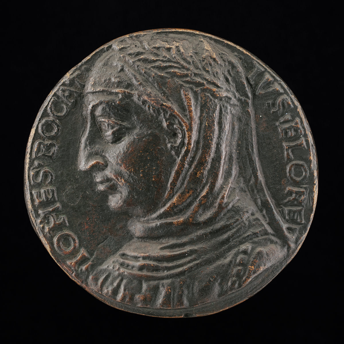 c. 1500 by Florentine 15th Century (Giovanni Boccaccio, 1313-1375, Florentine Writer [obverse]), 16X12"(A3)Poster Print