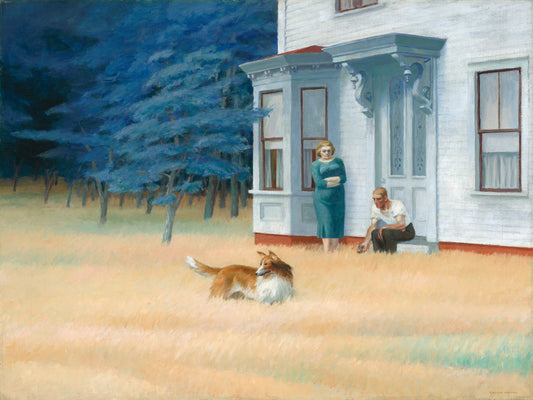 Cape Cod Evening by Edward Hopper (American, 1882 - 1967), 16X12"(A3)Poster Print