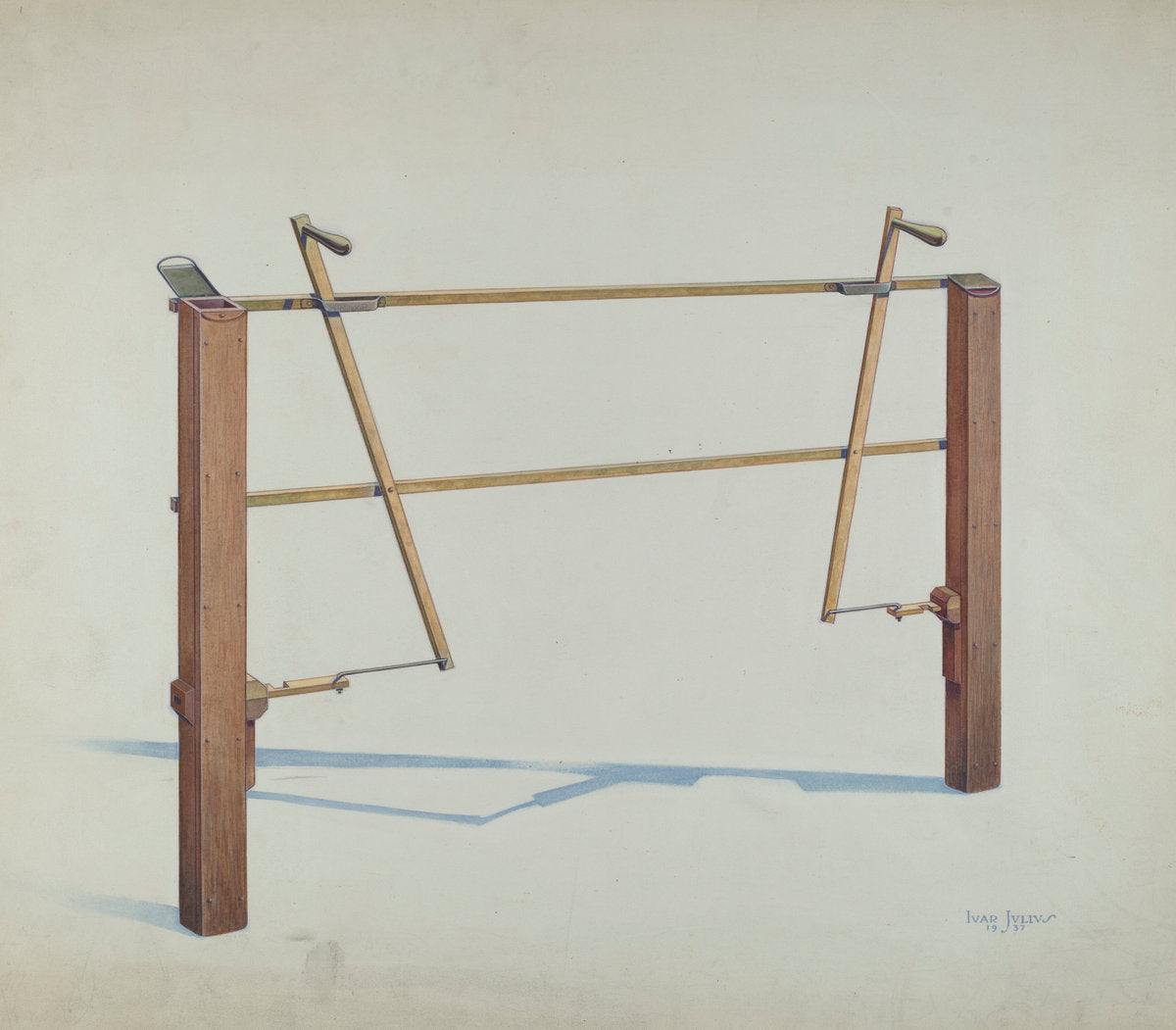 Corn Jobber by Ivar Julius (American, active c. 1935), 16X12"(A3)Poster Print