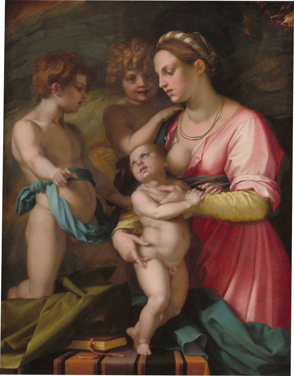 Charity by Andrea del Sarto (Florentine, 1486 - 1530), 16X12"(A3)Poster Print