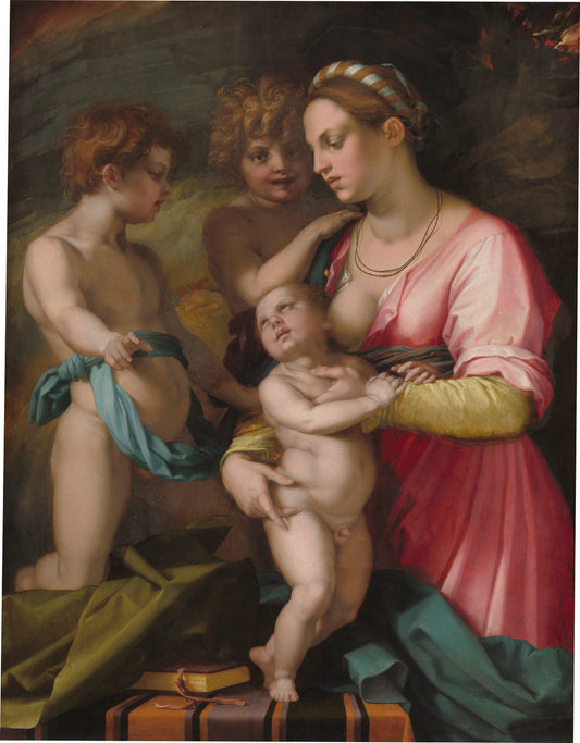 Charity by Andrea del Sarto (Florentine, 1486 - 1530), 16X12"(A3)Poster Print