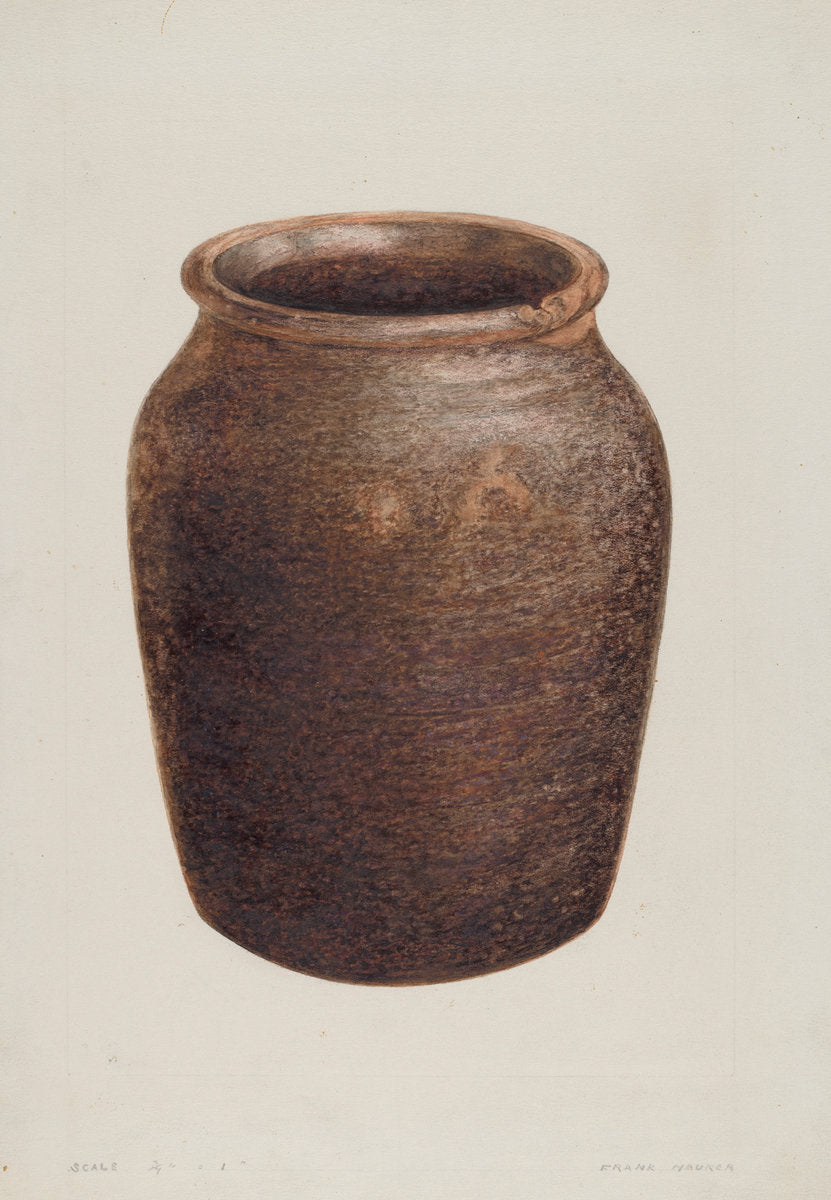 Preserving Jar by Frank Maurer (American, active c. 1935), 16X12"(A3)Poster Print