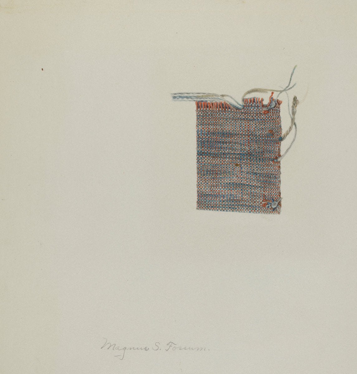 Linen and Cotton Homespun by Magnus S. Fossum (American, 1888 - 1980), 16X12"(A3)Poster Print