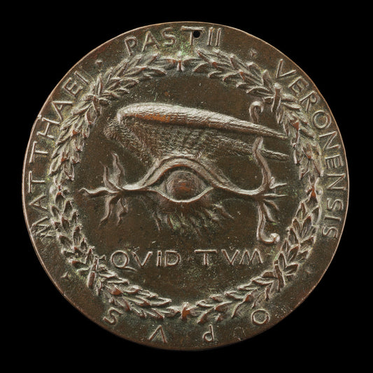 Winged Human Eye [reverse] by Matteo de' Pasti (Italian, c. 1420 - 1467/1468), 16X12"(A3)Poster Print