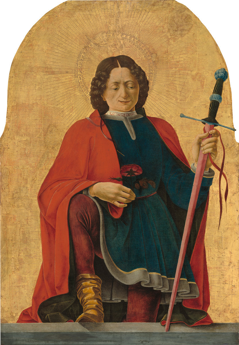 Saint Florian by Francesco del Cossa (Ferrarese, c. 1436 - 1477/1478), 16X12"(A3)Poster Print