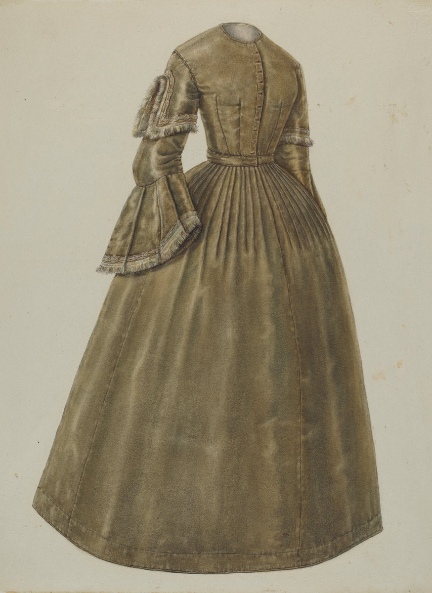 Dress by Francis Law Durand (American, active c. 1935), 16X12"(A3)Poster Print