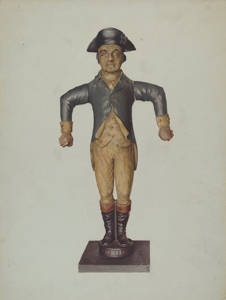 Figure of Coachman by Irving I. Smith and Joseph Goldberg (American, active c. 1935), 16X12"(A3)Poster Print