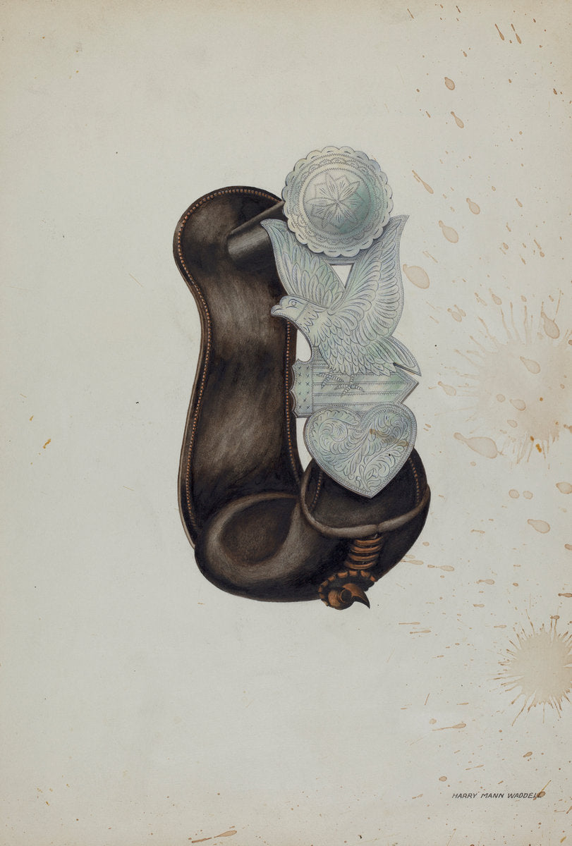 Stirrup by Harry Mann Waddell (American, active c. 1935), 16X12"(A3)Poster Print