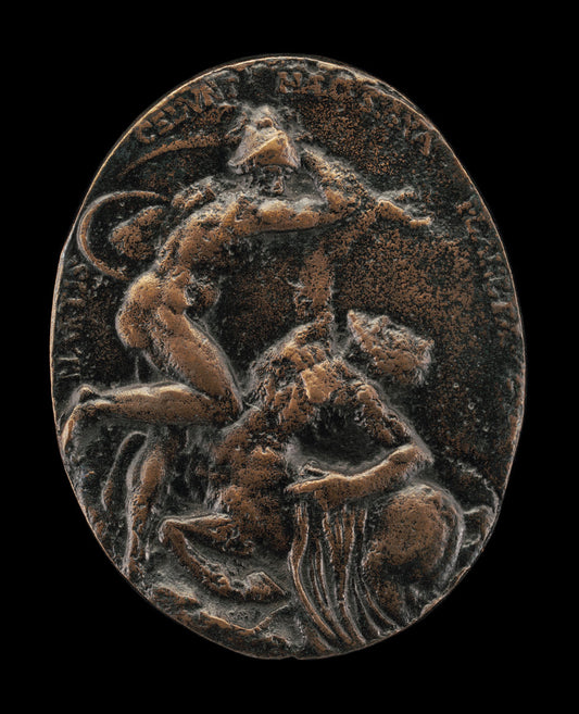 Mars Battling the Constellation Centaurus [reverse] by Nicolas Guinier (French, active 1601 - 1614), 16X12"(A3)Poster Print