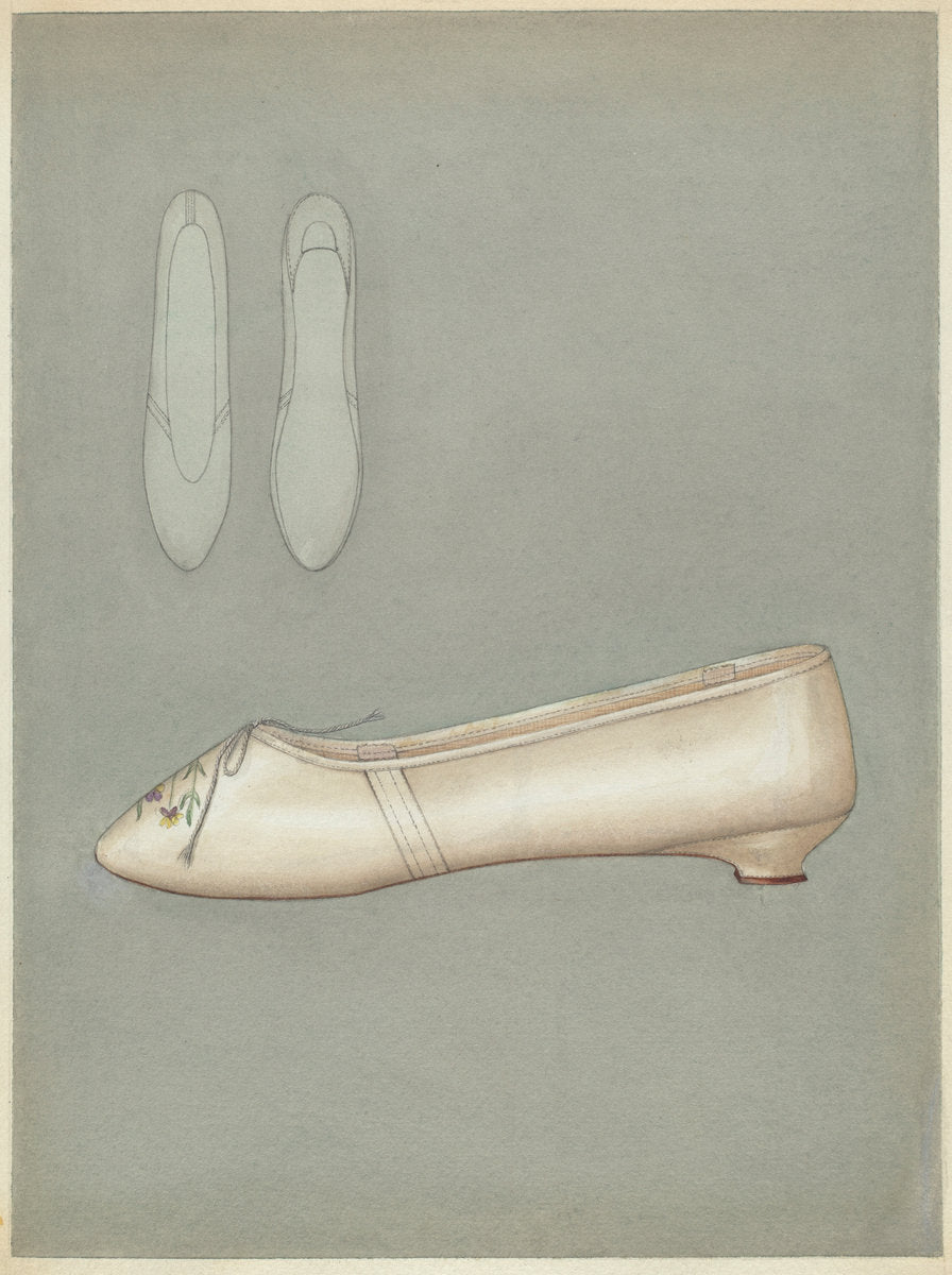 Woman's Slipper by Marie Mitchell (American, active c. 1935), 16X12"(A3)Poster Print