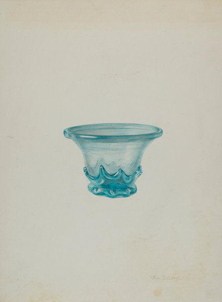 Bowl by Van Silvay (American, active c. 1935), 16X12"(A3)Poster Print