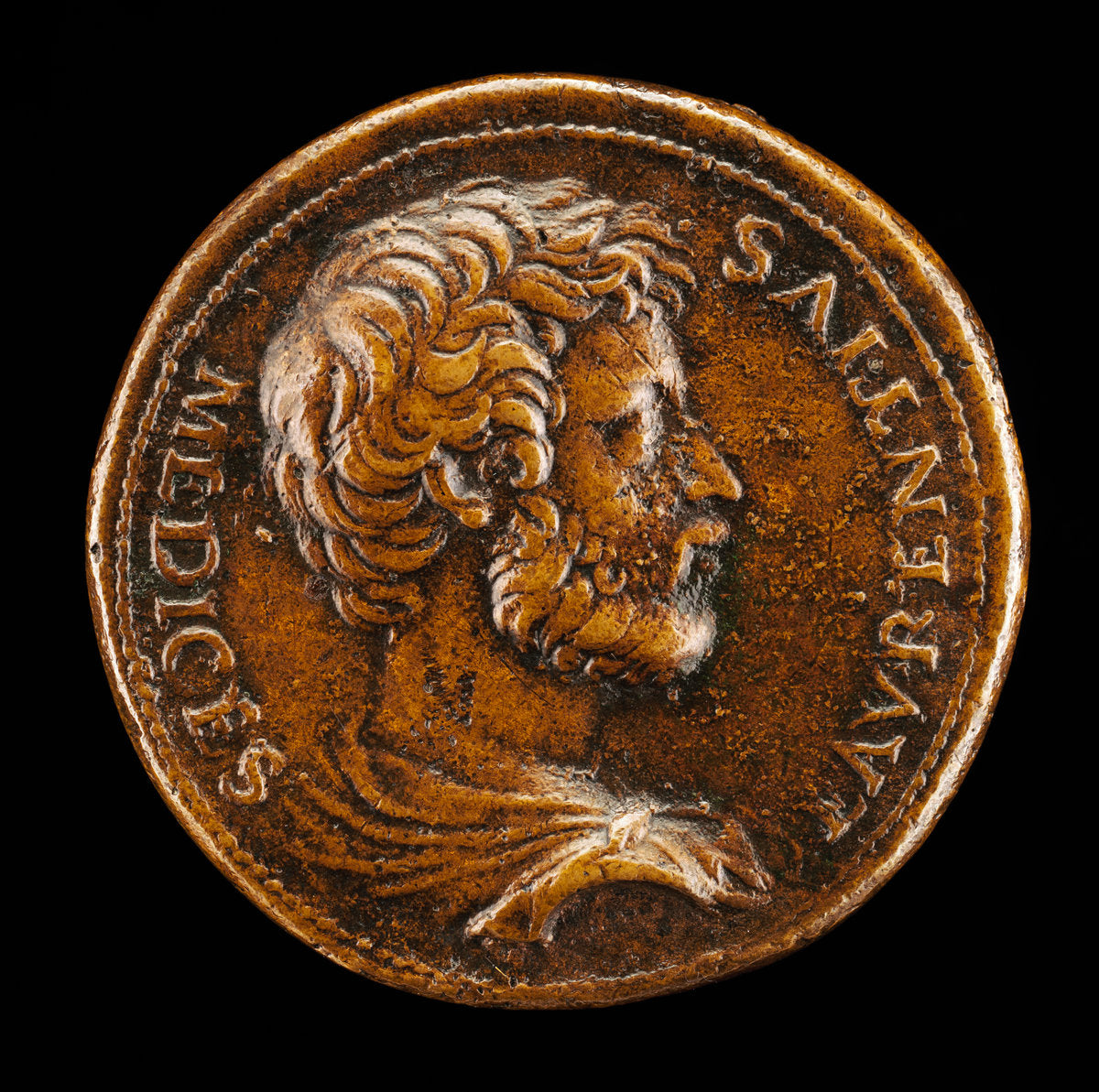 Lorenzino de' Medici, 1514-1547, Son of Pierfrancesco II [obverse] by Giovanni da Cavino (Paduan, 1500 - 1570), 16X12"(A3)Poster Print