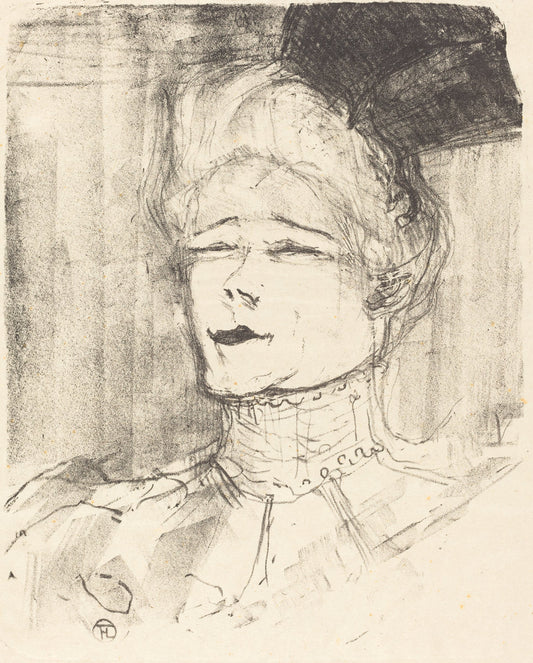 Jeanne Granier by Henri de Toulouse-Lautrec (French, 1864 - 1901), 16X12"(A3)Poster Print
